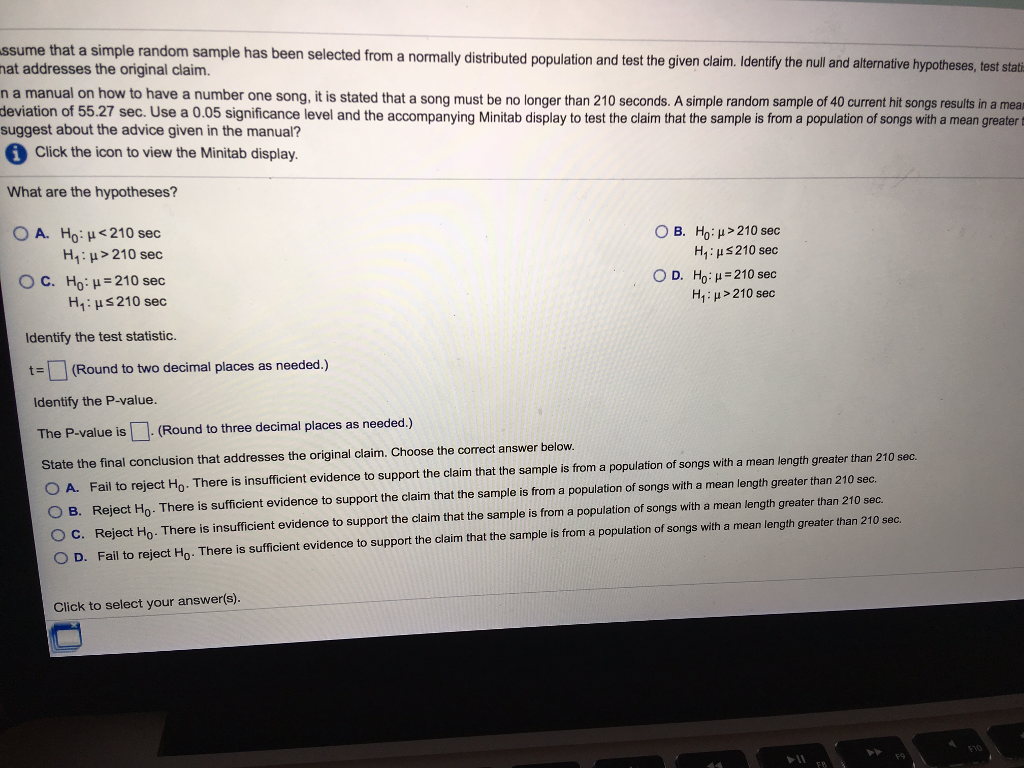 Solved Assume That A Simple Random Sample Has Been Selected | Chegg.com