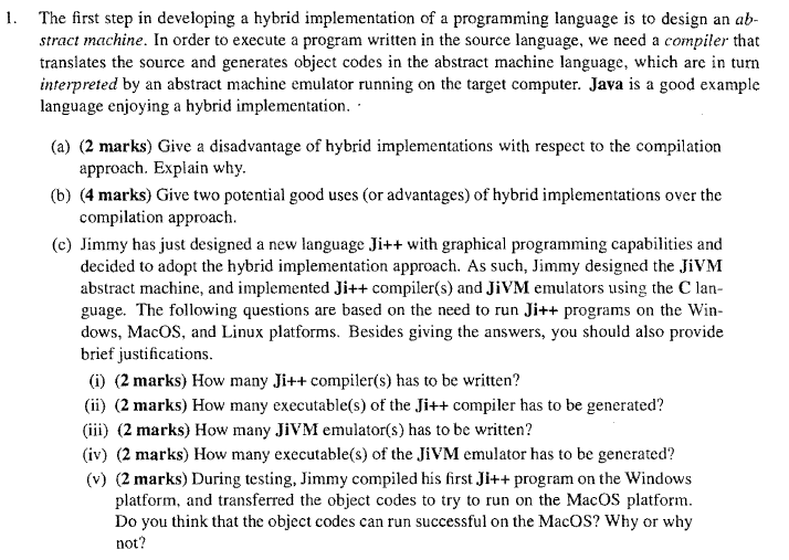 Solved The first step in developing a hybrid implementation | Chegg.com