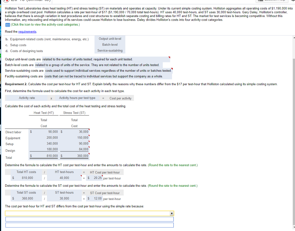 Solved Data Table 1 a. Direct-labor costs, $126,000. These | Chegg.com