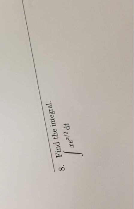 integral of xe-x^2
