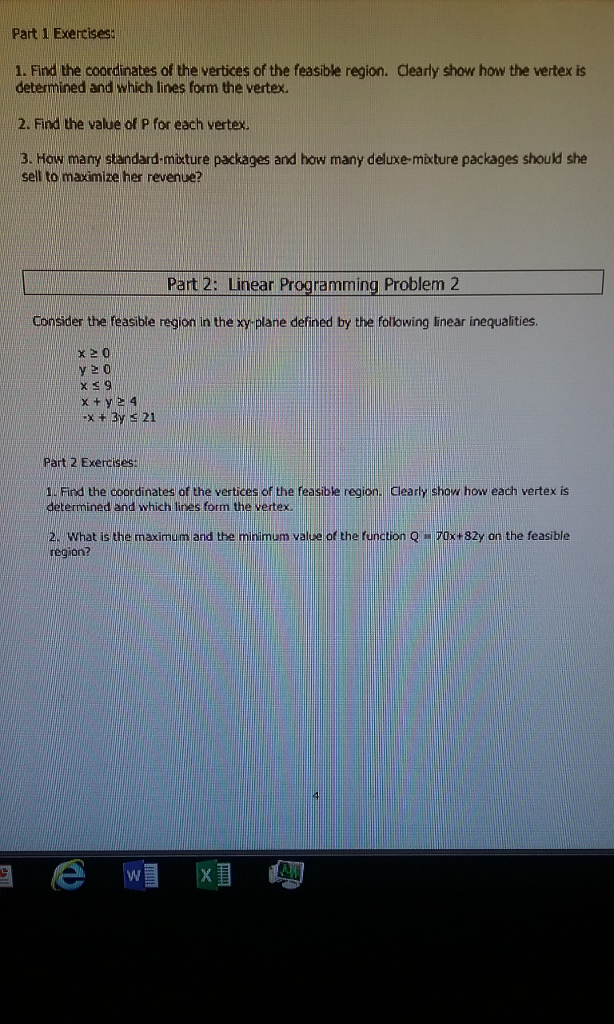 Solved Part 1 Linear Programming Problem 1 A Confectioner Chegg Solved Part 1 Linear Programming Problem 1 A Confectioner Chegg