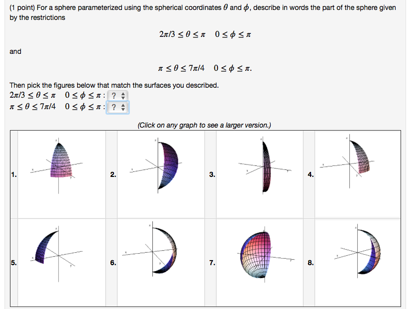 Solved For a sphere parameterized using the spherical | Chegg.com