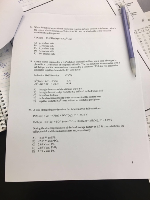 solved-when-the-following-oxidation-reduction-in-basic-chegg