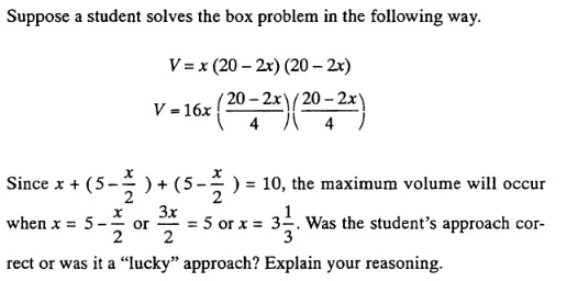 Solved Suppose a student solves the box problem in the | Chegg.com