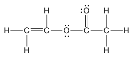 Solved Consider the molecule vinyl acetate, shown below. How | Chegg.com