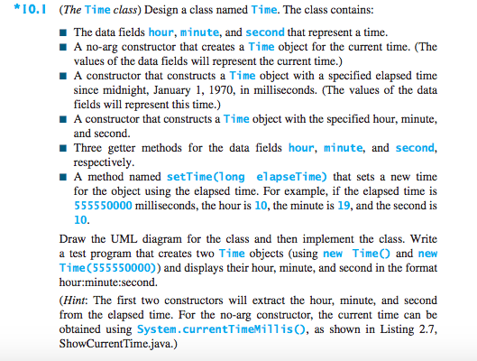 solved-design-a-class-named-time-the-class-contains-the-chegg