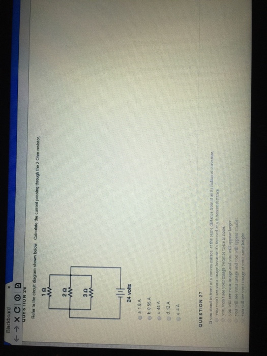 Solved Refer to the circuit diagram shown below. Calculate | Chegg.com
