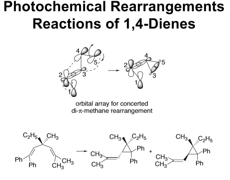 Solved Photochemical Rearrangements Reactions of 1,4-Dienes | Chegg.com