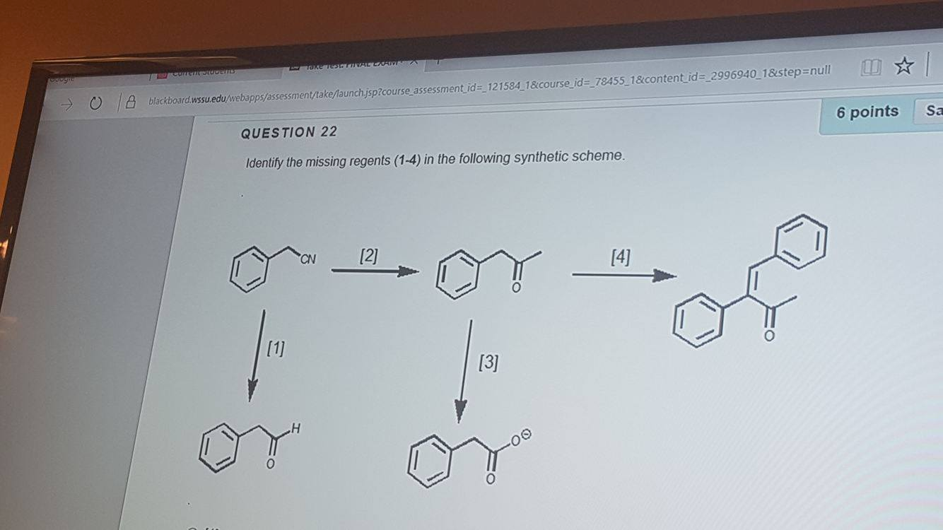 Solved Identify The Missing Reagents In The Following | Chegg.com