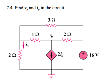 Solved 7.1. Determine the mesh currents i1 and i2 in the | Chegg.com