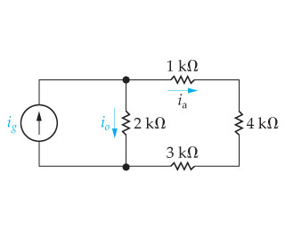 Solved The current ia in the circuit shown in the figure is | Chegg.com
