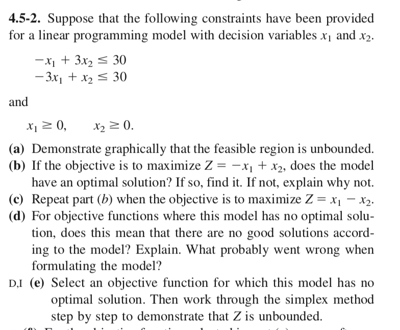 Solved 4.5-2. Suppose that the following constraints have | Chegg.com