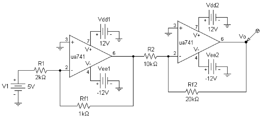 Solved Vary V1 from 1.0 V to 10 V and “Measure” the output | Chegg.com