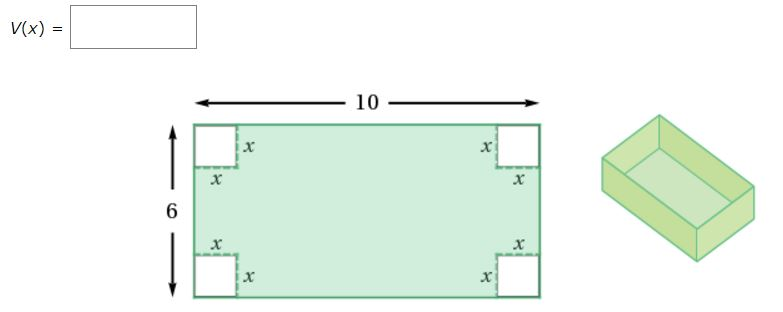 Solved A box with an open top is to be constructed from a | Chegg.com