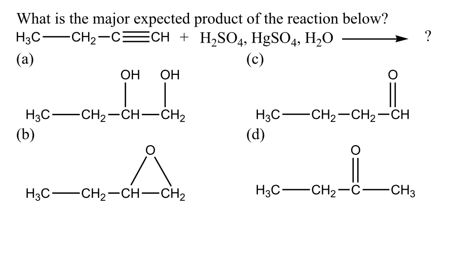 solved-what-is-the-major-expected-product-of-the-reaction-chegg