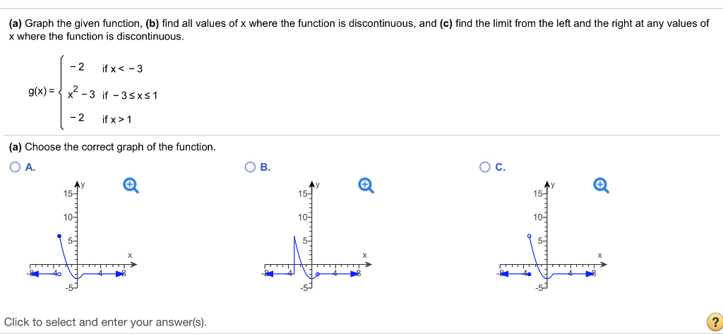 Solved Graph the given function, (b) find all values of x | Chegg.com