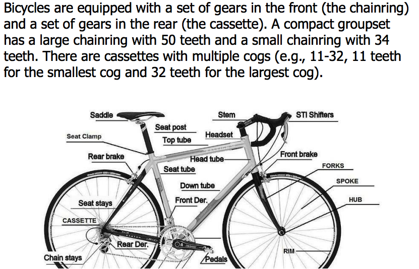 Solved Bicycles are equipped with a set of gears in the | Chegg.com