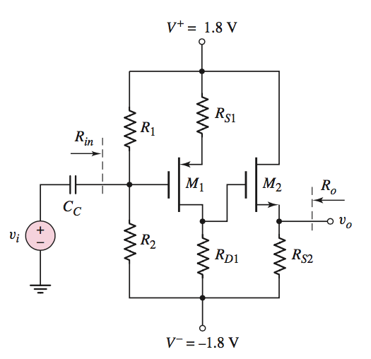 Solved The two transistors in the circuit have properties | Chegg.com