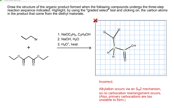 Solved Draw the structure of the organic product formed when | Chegg.com