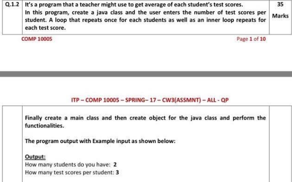 Solved 35 In this program, create a java class and the user | Chegg.com