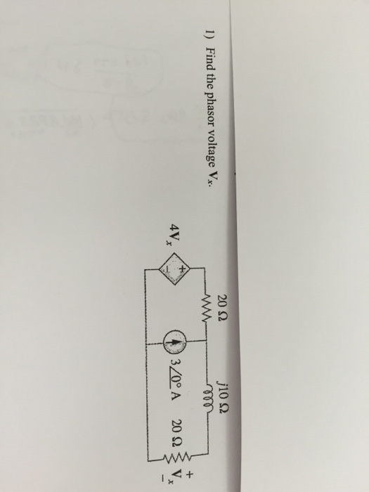 Find The Phasor Form Of The Following Signal V T 120sin 10t 50 Degree