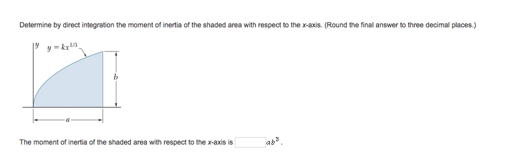 moment of inertia formula integration