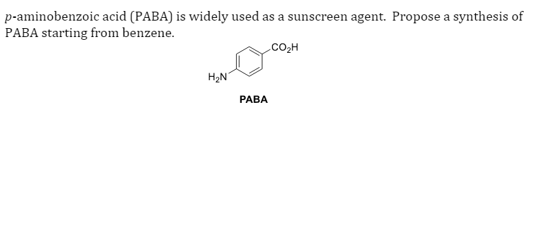 solved-p-aminobenzoic-acid-paba-is-widely-used-as-chegg