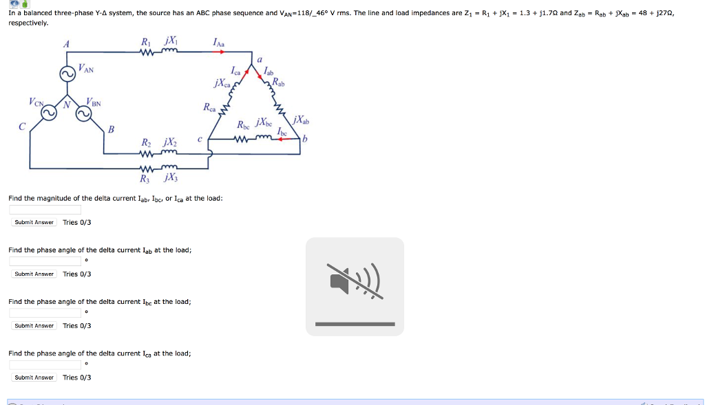 Solved In A Balanced Three-phase Y-A System, The Source Has | Chegg.com