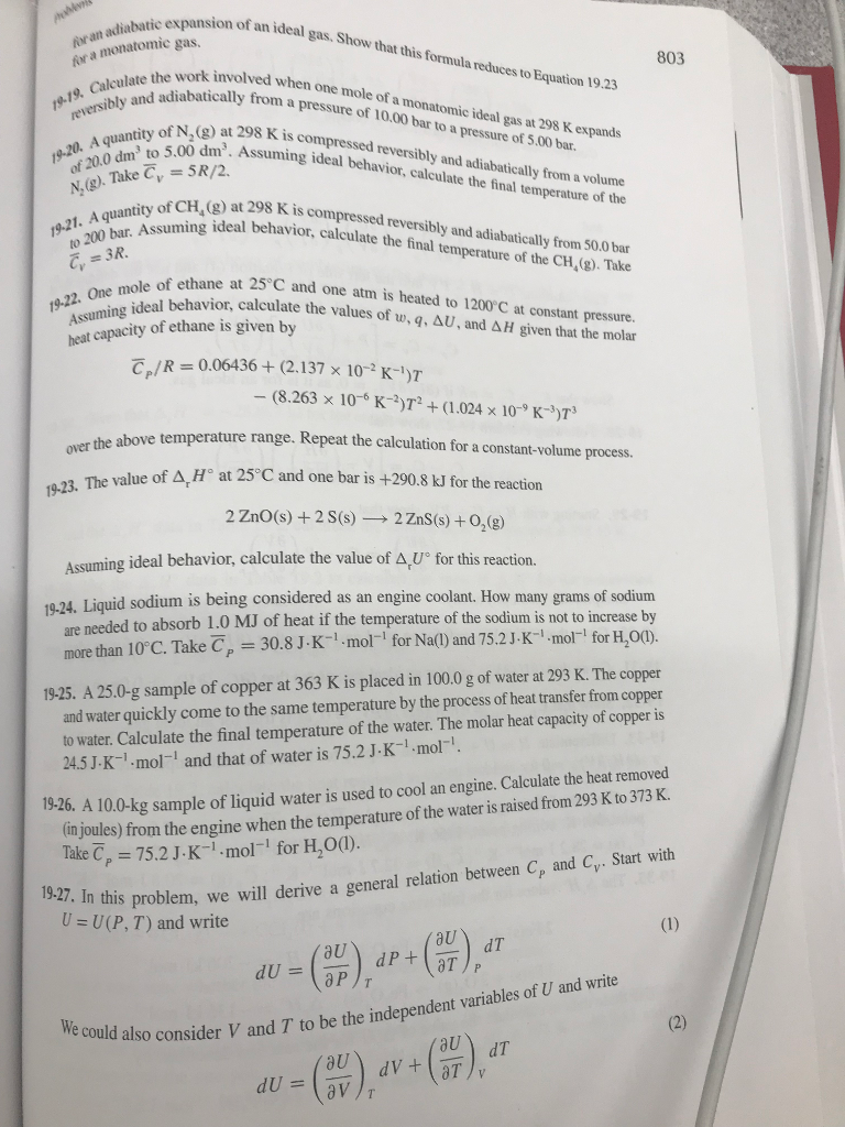 Work Formula Chemistry