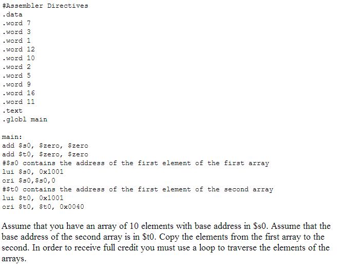 solved-assume-that-you-have-an-array-of-10-elements-with-chegg