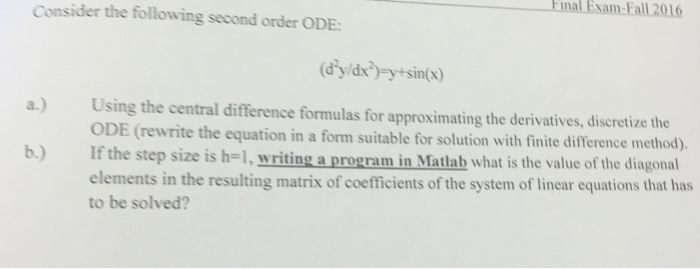 solved-consider-the-following-second-order-ode-d-2y-dx-2-chegg