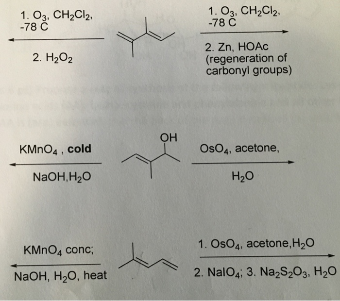 Solved Complete the following reactions. Show | Chegg.com