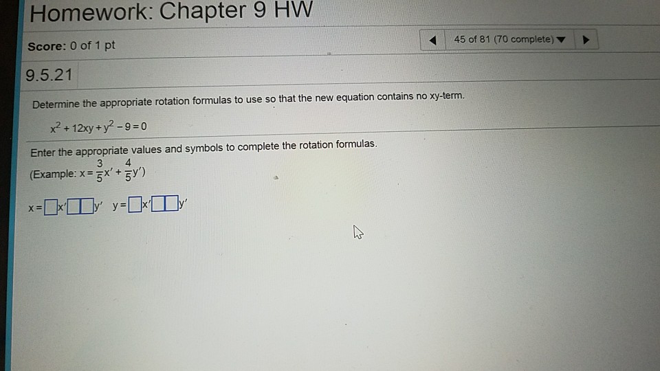 Solved Homework: Chapter 9 HW Score: 0 of 1 pt 9.5.21 | Chegg.com