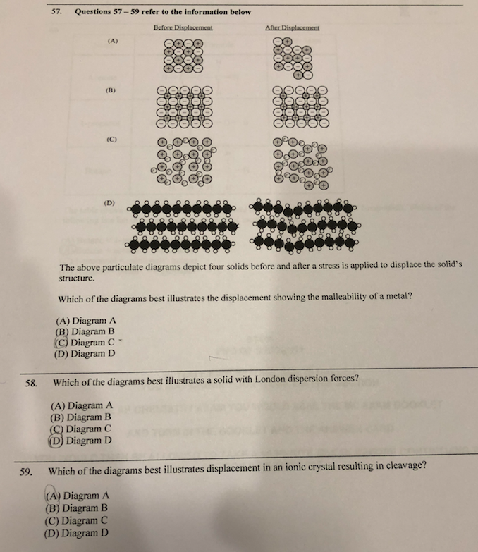 Solved 57. Questions 57-59 refer to the information below | Chegg.com