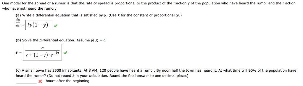 solved-one-model-for-the-spread-of-a-rumor-is-that-the-rate-chegg