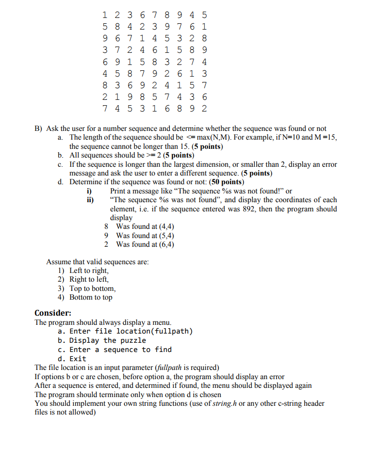 Solved Introduction In this assignment you will write a C | Chegg.com