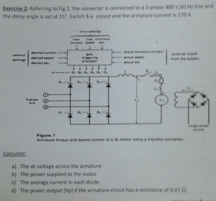 Solved Referring to Fig.1, the converter is connected to a