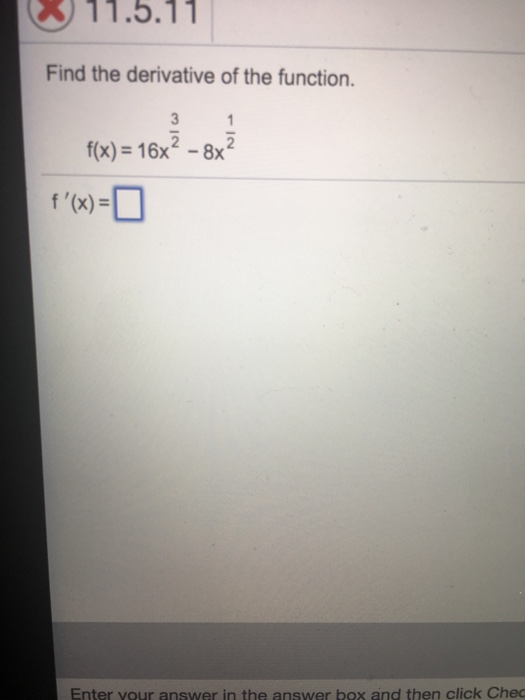 solved-find-the-derivative-of-the-function-f-x-16x-3-2-chegg