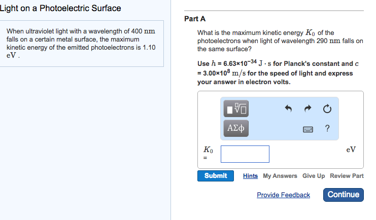 maximum-kinetic-energy-of-a-photoelectron-is-e-when-the-wavelength-of