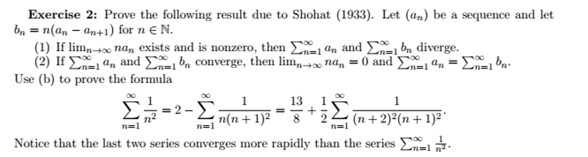 Solved Prove the following result due to Show at (1933). Let | Chegg.com