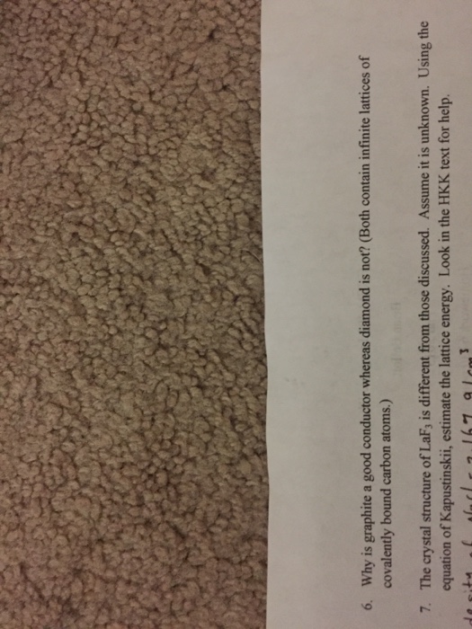 Solved Why is graphite a good conductor whereas diamond is