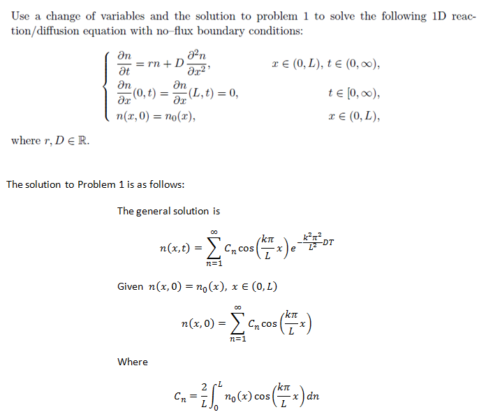 Diffusion Equation Solution 1d - Tessshebaylo