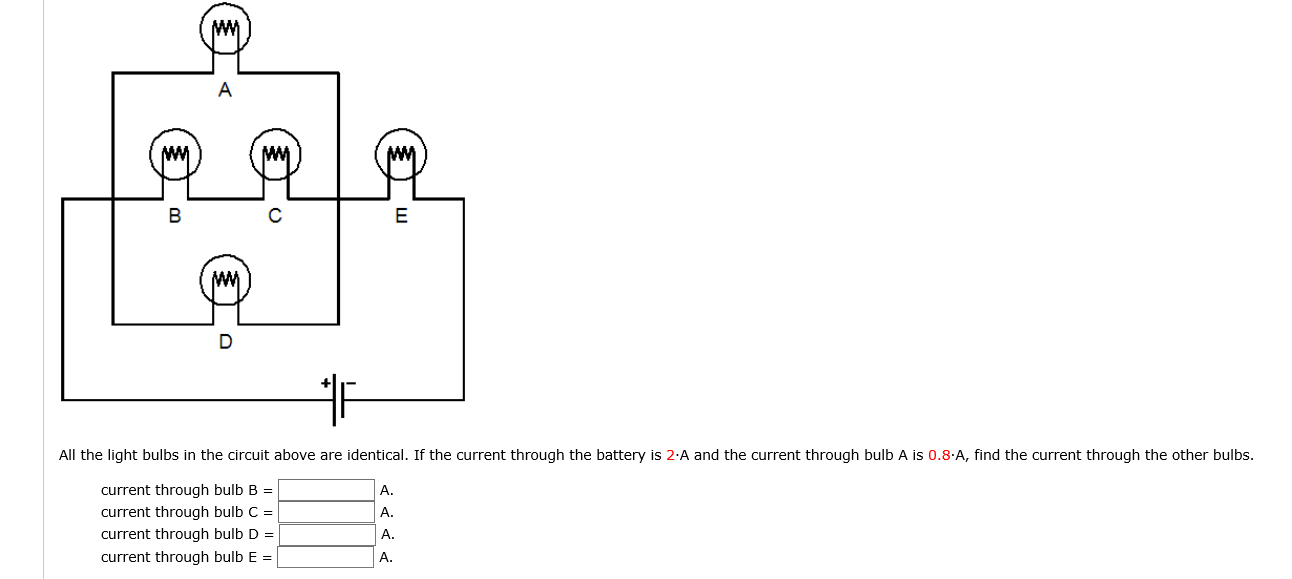 Solved All The Light Bulbs In The Circuit Above Are | Chegg.com