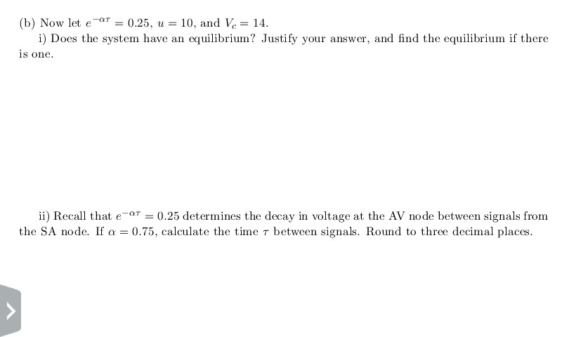 Solved 2. Let V represent the voltage at the AV node in the | Chegg.com
