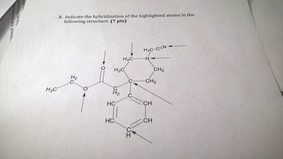 Solved Indicate the hybridization of the highlighted atoms | Chegg.com