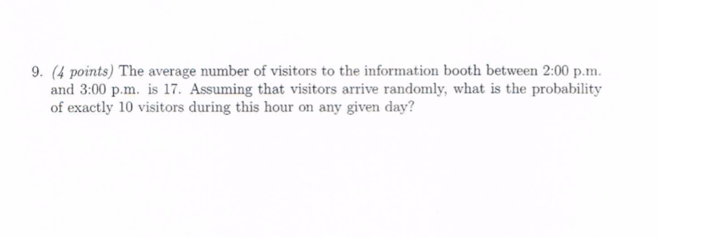 Solved The Average Number Of Visitors To The Information Chegg Solved The Average Number Of Visitors To The Information Chegg