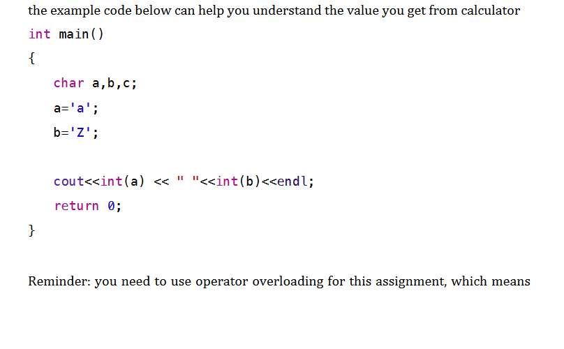 assignment operator calculator