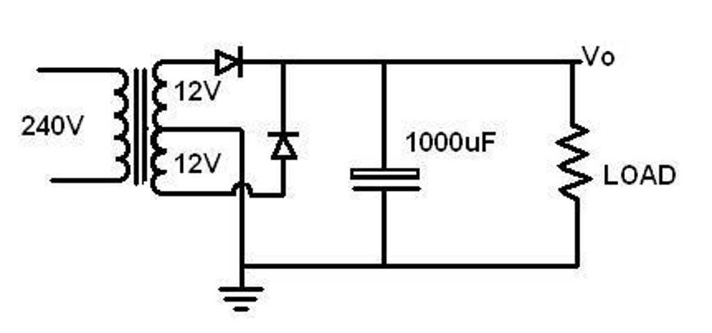 Solved Based on the power supply circuit below, determine Circuit Diagram