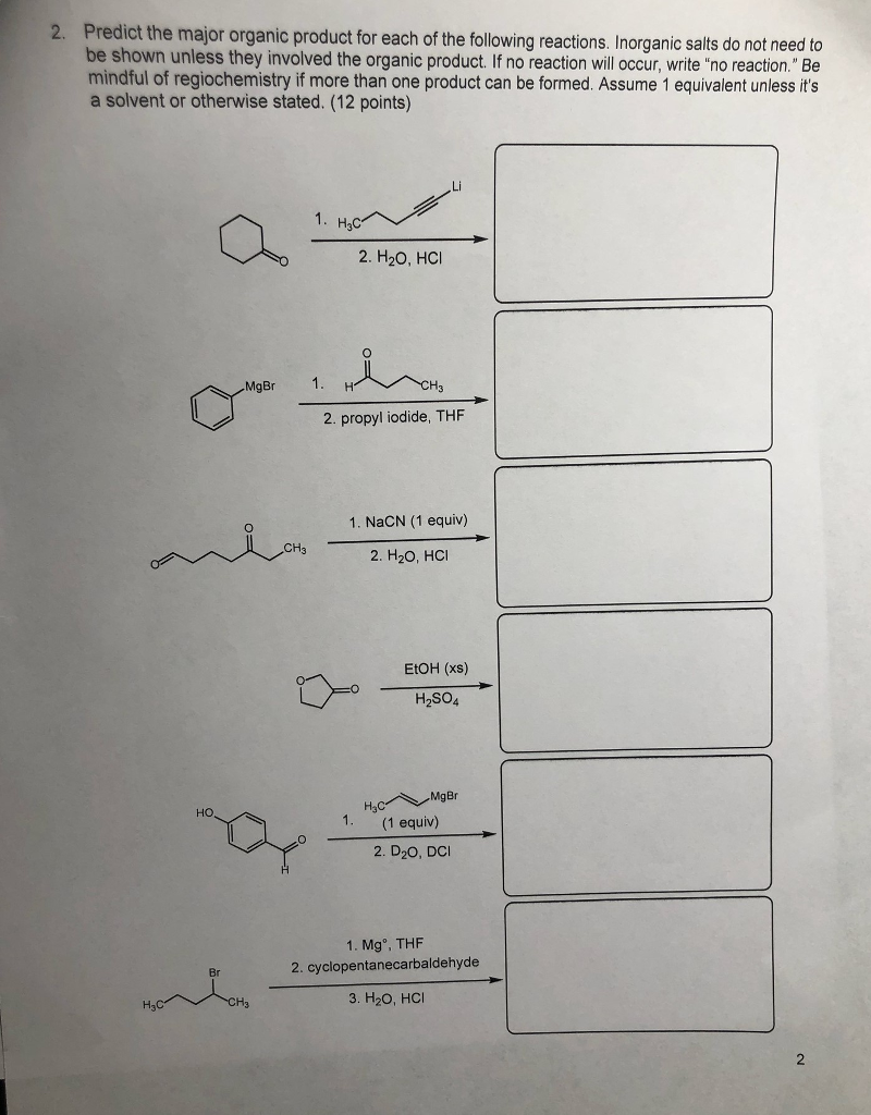 solved-2-predict-the-major-organic-product-for-each-of-the-chegg