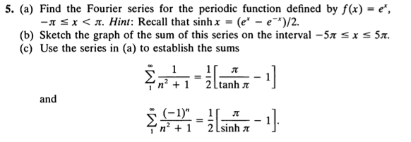 Solved Find the Fourier series for the periodic function | Chegg.com